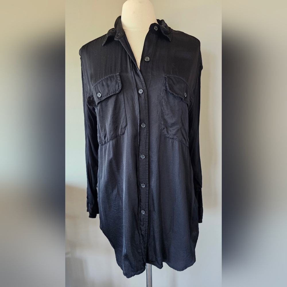 Denim & Supply Ralph Lauren Black Button-Down Shirt
